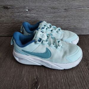 Nike Star Runner 4 Toddler Shoes Color: Turquoise Astronomy Blue Size: 10